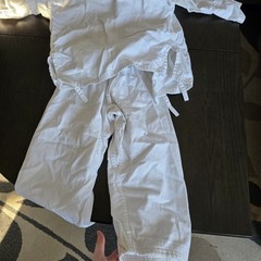 Gracie Academy Youth BJJ Gi White Size 000/110 with Patches – Bullyproof