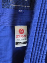 Gracie Barra Limited Edition Ripstop Trainlite Blue Kimono Top Jacket 1 Piece A2