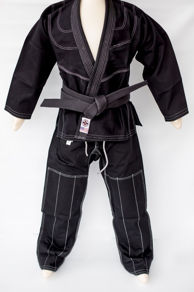 Adults BJJ Gi Brazilian Jiu Jitsu Kimono 550 GSM Youth Uniform Free Belt