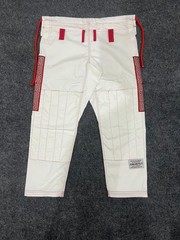 Albino & Preto BJJ Gi – Batch 8 (White) – Premium Quality 450 GSM
