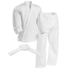 KARATE Gi Uniform Martial Arts Black White Red Blue Size 0007 With Free Belt
