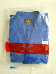 MIZUNO Judo gi Jacket and Bottom Set YUSHO Blue IJF Official Approved 22JM5A1527