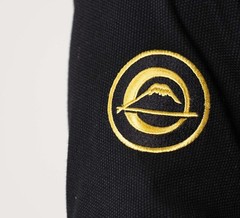 Fuji Sports Flow Tech Breathable Mens BJJ Jiu Jitsu Gi JiuJitsu Black/Gold