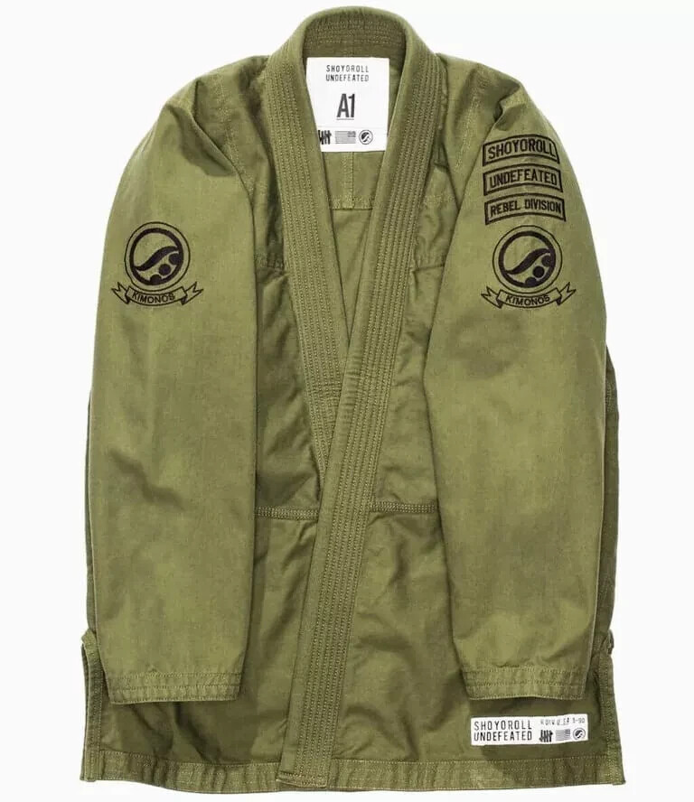Shoyoroll Undefeated Batch# 31 UND Olive Green BJJ Gi 450 GSM *With Bag*