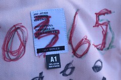 Camp High Collective x Shoyoroll Pink Jiu Jitsu Gi Pants A1 Hand Colored Art