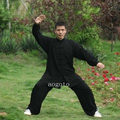 Men’s Cotton Kung Fu Tai Chi Uniform Martial Arts Wushu Taiji Wing Chun Suit
