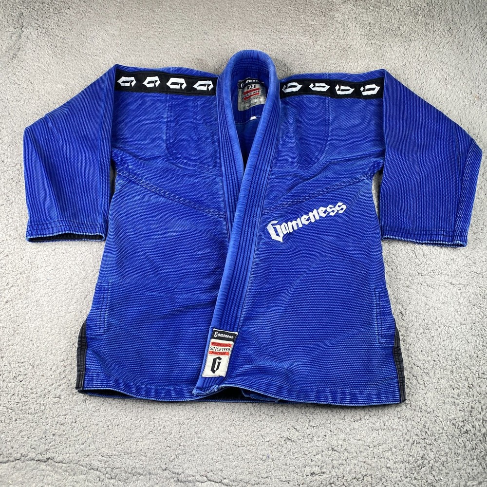 Gameness Gi/Kimono Jacket Adult A0 Blue BJJ Jiu Jitsu MMA (Jacket Only )