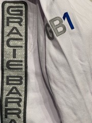 Gracie Barra Equipe GB1 Pro BJJ Gi White A3 Competition Legal Jiu Jitsu Kimono