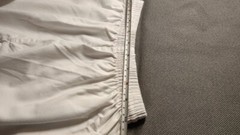 ITF TAEKWONDO UNIFORM SIZE 130 WHITE 2 BELTS- WHITE AND WHITE- YELLOW ZIP