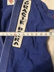 Gracie Barra Gi Adult A4 Kimono Jiu Jitsu Blue Top