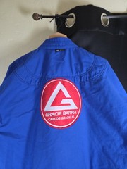 Gracie Barra Limited Edition Ripstop Trainlite Blue Kimono Top Jacket 1 Piece A2