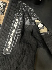 Hayabusa Pro Jiu Jitsu Heavyweight Gold weave Gi Top Size A1 Cotton Black 550gsm