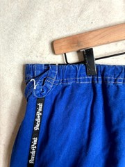 Break Point Brazilian Jiu-Jitsu Gi Pants Men’s 38 Blue Embroidered Drawstring