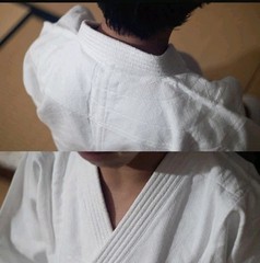 NEW Iwata Dogi Aikido-GI Jacket size 3 White w/tie Judo Jujitsu MMA Uniform
