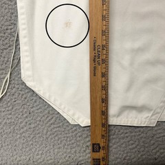 Macho Martial Arts Gi Adult 4 White Popover Top Vintage Jiu Jitsu Taekwondo