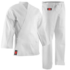 KANKU White Karate Uniform 14 oz Heavy Weight Martial Arts Uniforms
