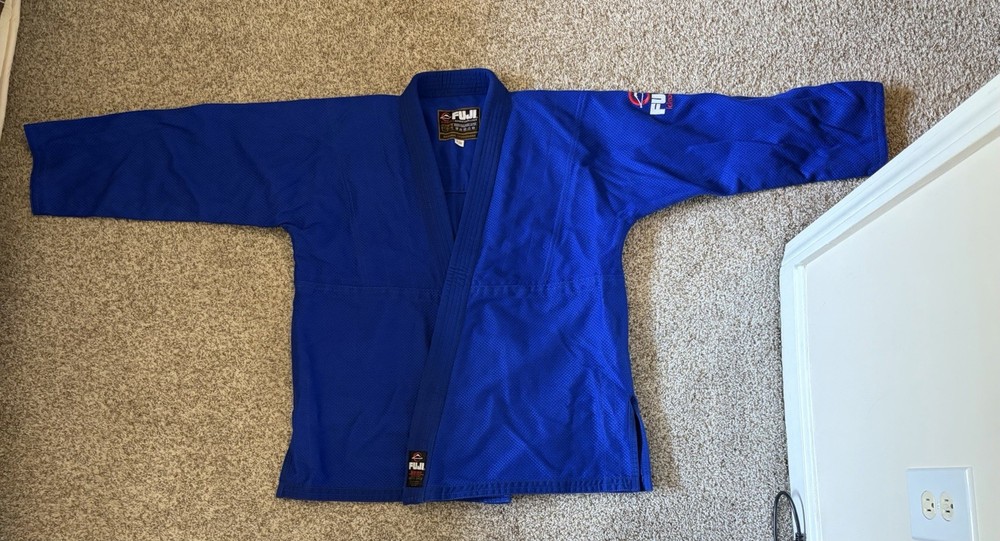 Fuji Kimono Blue BJJ Gi Uniform A3H Adult Unisex Martial Arts Jiu-Jitsu