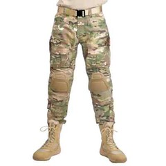Tactical Camouflage Suit Combat Shirt Cargo Pants for Airsoft Paintball Hunting