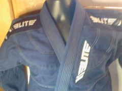 Elite Sports Gi Martial Arts jacket size A2 Navy Blue