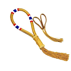 Mongkol Muay Thai Headband Gold Color Premium Handmand Boxing Set Prajiat Tradit