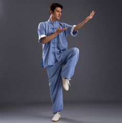 Linen Blend Kung Fu Tai Chi Clothing Martial Arts Clothes Taijiquan Wushu