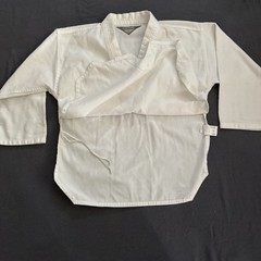 Century Brand White Taekwondo Uniform Top Kid Size 0 Cotton Polyester