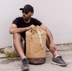 Gameness Competition Team Jiu-Jitsu Brown Duffle Gym Bag / Backpack Canvas