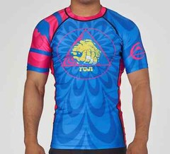 Fuji Illusion Flex Lite MMA BJJ Jiu Jitsu ShortSleeve SS Rash Guard Rashguard