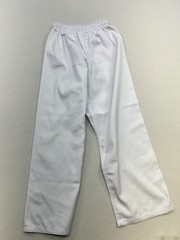 Unisex Karate Gi Wrap Jacket Pants Uniform Martial Arts Size 3 White
