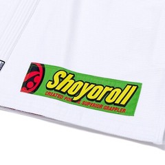 BJJ Gi Shoyoroll Rasta Competitor White JIU JITSU Kimono 450GSM With Bag