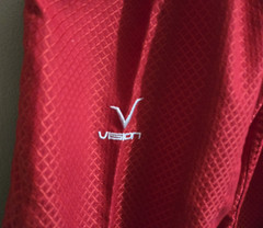 Vision Taekwondo Size 4/180 RED Gi Pants, Loose Fitting Karate, Jiu Jitsu, Akido