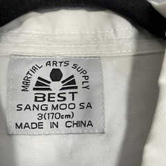 Best Sang Moo Sa Martial Arts US World Class Taekwondo uniform GI shirt adult 3