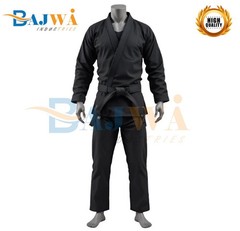 Black Martial Arts Uniform Gi Karate Judo Jiu Jitsu Taekwondo Training Suit