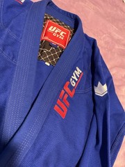 UFC GYM BJJ Jiu-Jitsu Martial Arts Gi Uniform Blue Adult Unisex Size A4