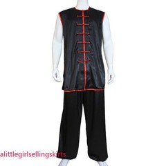 Sleeveless Martial Arts Uniform Kung Fu Tai Chi Suit Taichi Wushu Nanquan Suit