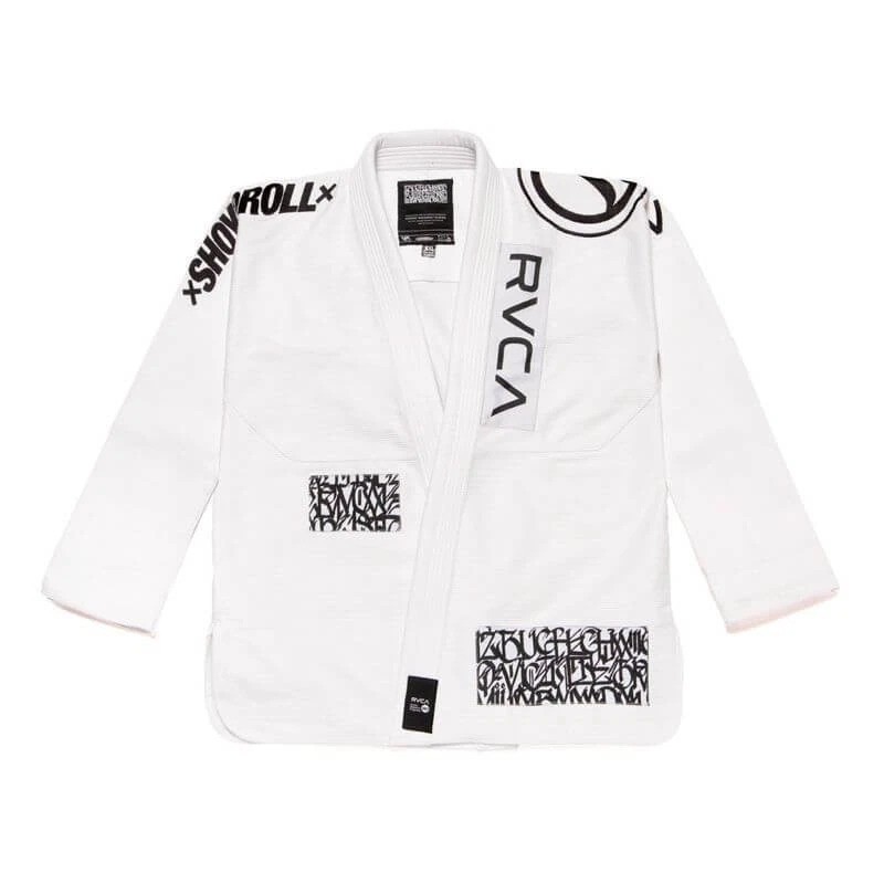 Shoyoroll RVCA Batch 105 BJJ Gi White Kimono Uniform Black/White w/ Bag New