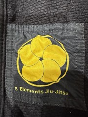 Gameness Air 5 Elements Jiu-Jitsu Gi Black Size 1