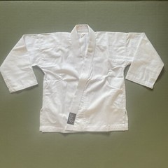 Karate Gi HSU Medium weight White 100% Cotton Size 000