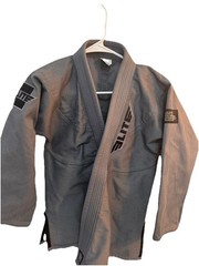 Elite BJJ GI Top Gray Size C2 Brazilian Jiu Jitsu Kimono Jacket Clean 🔥