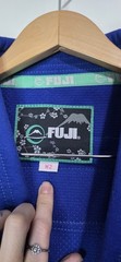 New Set Top Pants Fuji Kimono Victory Brazilian Jiu Jitsu Train Woman W2 Blue