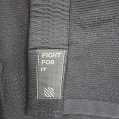 Sanabul BJJ Gi Jacket A2 Black Silver Fight For It Jiu Jitsu Top No Pants NEW