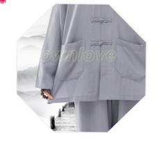 New High Quality Zen Suits Women Buddhist Monks Uniforms Lay Meditation Clothing