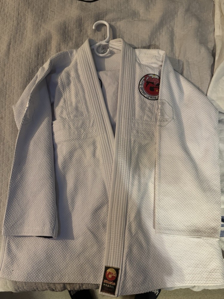 Dragão Kimonos White Jiu-Jitsu Gi Adult Unisex Size A1 – Japanese Import