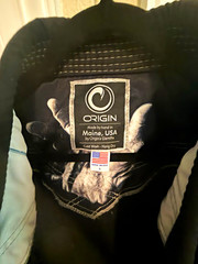 Origin Jiu-Jitsu Gi Uniform Set Top & Pants Black Size S Made in USA A1 Pant