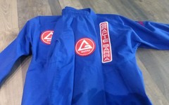 Gracie Barra GB Kimono Gi Jacket Youth Y6 Blue MMA Jiu Jitsu Uniform