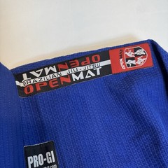OpenMat Brazilian Jiu Jitsu Pro Gi A5 Blue BJJ Kimono Jacket Adult Heavyweight