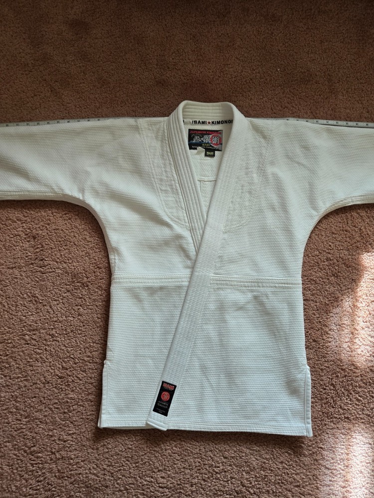 Isami BJJ Gi SIze A1 Double Weave Cotton Model Jacket Only