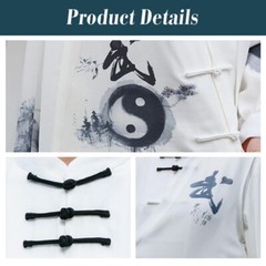 Unisex Traditional Chinese Tai Chi Uniform Wushu Kung Fu Suit Men Women