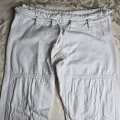 Hayabusa Pants Mens A1 White Jiu Jitsu Grappling MMA Fight