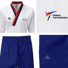 Adidas WFT Poomsae Poom Dobok For male/ADITPYM01/Taekwondo Poomsae uniform